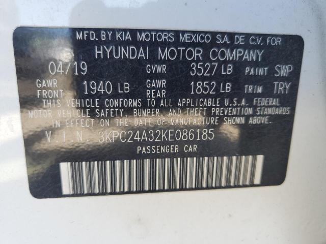 Photo 11 VIN: 3KPC24A32KE086185 - HYUNDAI ACCENT 