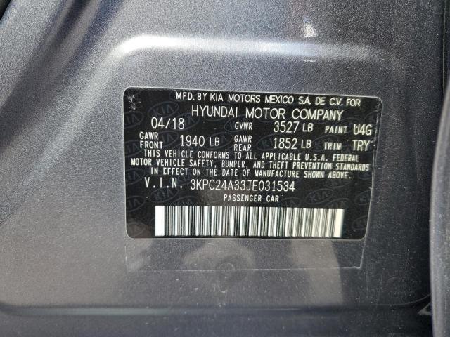 Photo 11 VIN: 3KPC24A33JE031534 - HYUNDAI ACCENT 