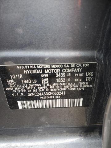 Photo 11 VIN: 3KPC24A33KE063241 - HYUNDAI ACCENT 