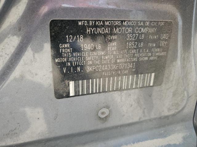 Photo 11 VIN: 3KPC24A33KE071341 - HYUNDAI ACCENT 