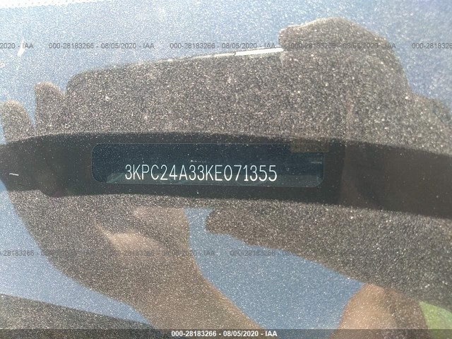 Photo 8 VIN: 3KPC24A33KE071355 - HYUNDAI ACCENT 