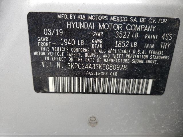 Photo 11 VIN: 3KPC24A33KE080928 - HYUNDAI ACCENT 