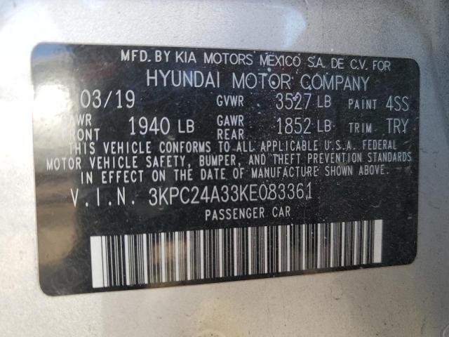 Photo 11 VIN: 3KPC24A33KE083361 - HYUNDAI ACCENT 