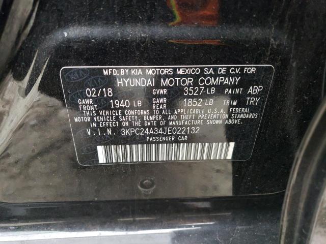 Photo 11 VIN: 3KPC24A34JE022132 - HYUNDAI ACCENT SE 