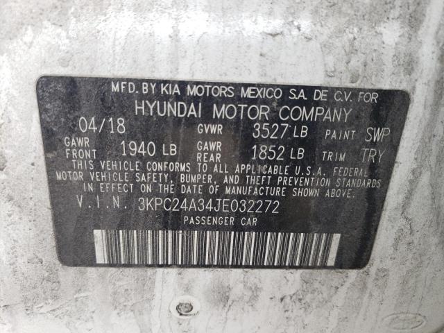 Photo 12 VIN: 3KPC24A34JE032272 - HYUNDAI ACCENT 