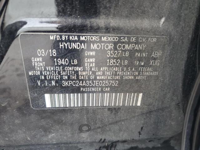 Photo 11 VIN: 3KPC24A35JE025752 - HYUNDAI ACCENT 