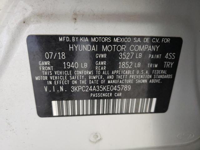 Photo 11 VIN: 3KPC24A35KE045789 - HYUNDAI ACCENT 