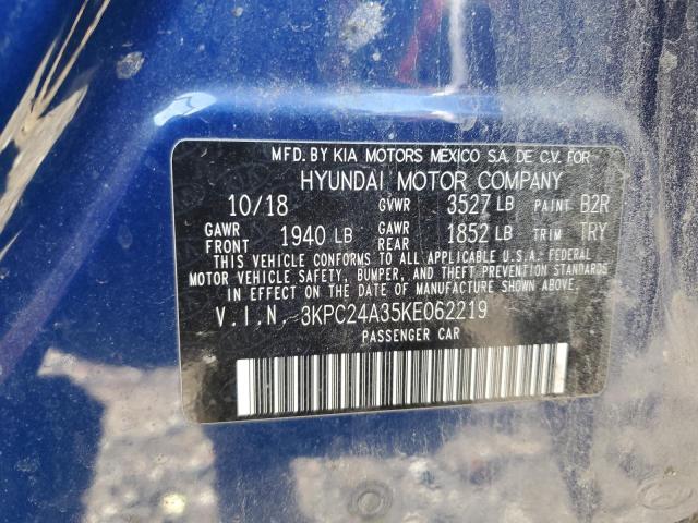 Photo 11 VIN: 3KPC24A35KE062219 - HYUNDAI ACCENT 