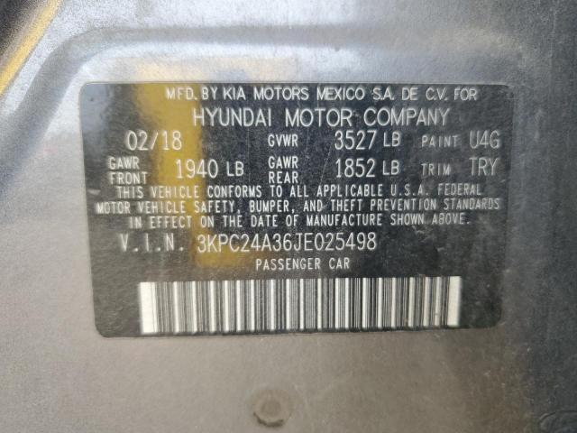 Photo 11 VIN: 3KPC24A36JE025498 - HYUNDAI ACCENT 