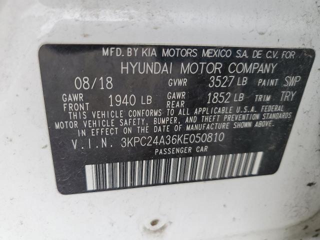 Photo 11 VIN: 3KPC24A36KE050810 - HYUNDAI ACCENT SE 