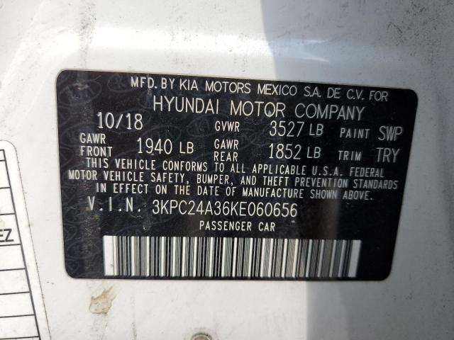 Photo 9 VIN: 3KPC24A36KE060656 - HYUNDAI ACCENT SE 