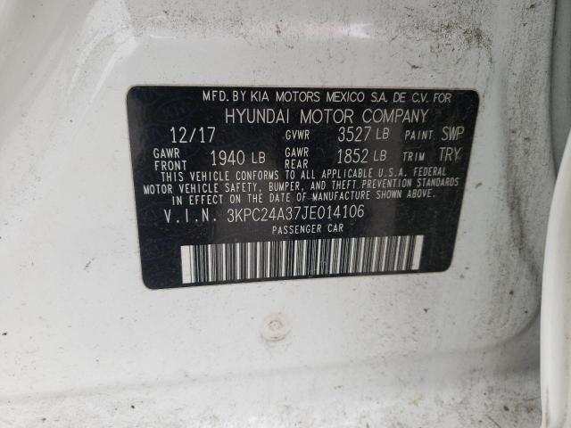 Photo 11 VIN: 3KPC24A37JE014106 - HYUNDAI ACCENT 