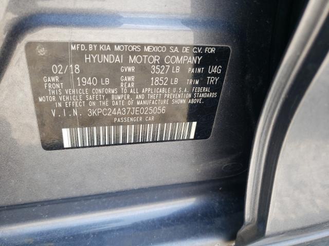 Photo 9 VIN: 3KPC24A37JE025056 - HYUNDAI ACCENT SE 