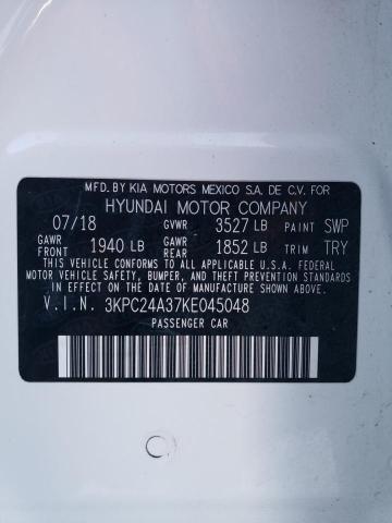 Photo 11 VIN: 3KPC24A37KE045048 - HYUNDAI ACCENT 