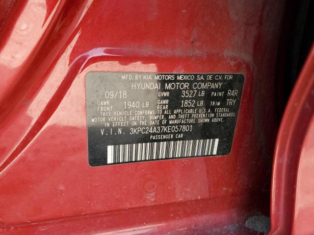 Photo 12 VIN: 3KPC24A37KE057801 - HYUNDAI ACCENT 