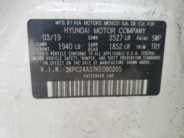 Photo 11 VIN: 3KPC24A37KE080205 - HYUNDAI ACCENT SE 