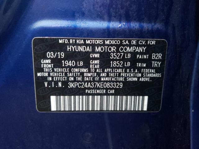 Photo 11 VIN: 3KPC24A37KE083329 - HYUNDAI ACCENT 