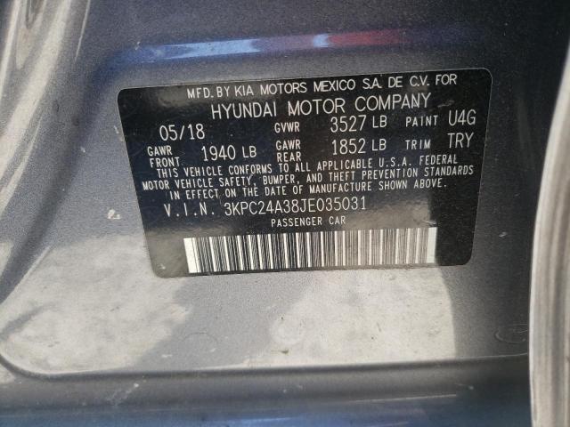 Photo 11 VIN: 3KPC24A38JE035031 - HYUNDAI ACCENT 