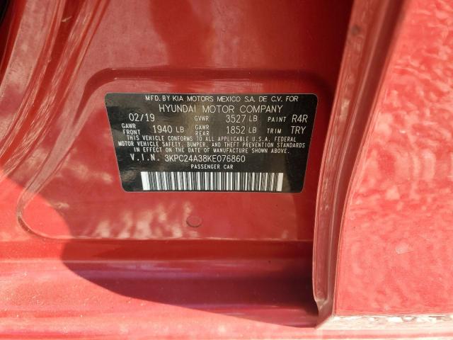 Photo 11 VIN: 3KPC24A38KE076860 - HYUNDAI ACCENT SE 