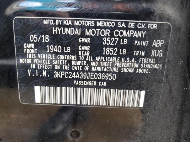 Photo 12 VIN: 3KPC24A39JE036950 - HYUNDAI ACCENT SE 