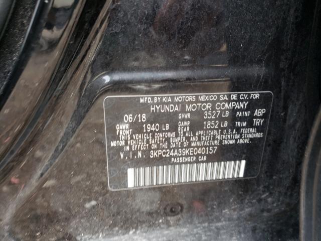 Photo 9 VIN: 3KPC24A39KE040157 - HYUNDAI ACCENT SE 