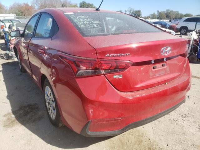 Photo 2 VIN: 3KPC24A3XKE047599 - HYUNDAI ACCENT SE 