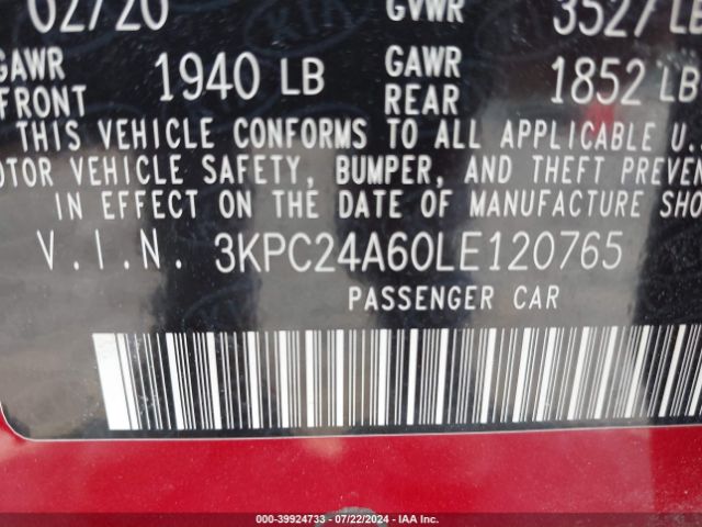 Photo 8 VIN: 3KPC24A60LE120765 - HYUNDAI ACCENT 