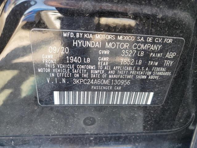 Photo 11 VIN: 3KPC24A60ME130956 - HYUNDAI ACCENT SE 