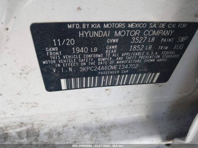 Photo 8 VIN: 3KPC24A60ME134702 - HYUNDAI ACCENT 