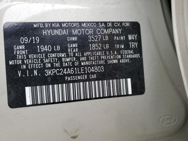 Photo 11 VIN: 3KPC24A61LE104803 - HYUNDAI ACCENT SE 