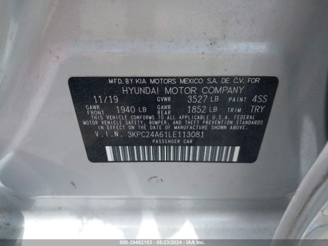 Photo 8 VIN: 3KPC24A61LE113081 - HYUNDAI ACCENT 