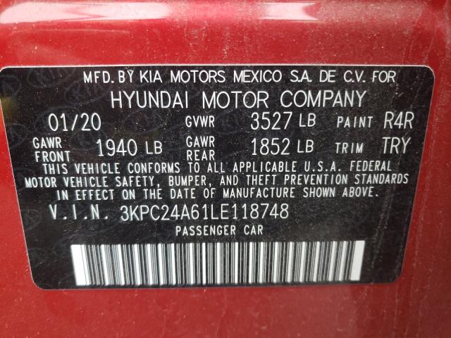 Photo 9 VIN: 3KPC24A61LE118748 - HYUNDAI ACCENT 