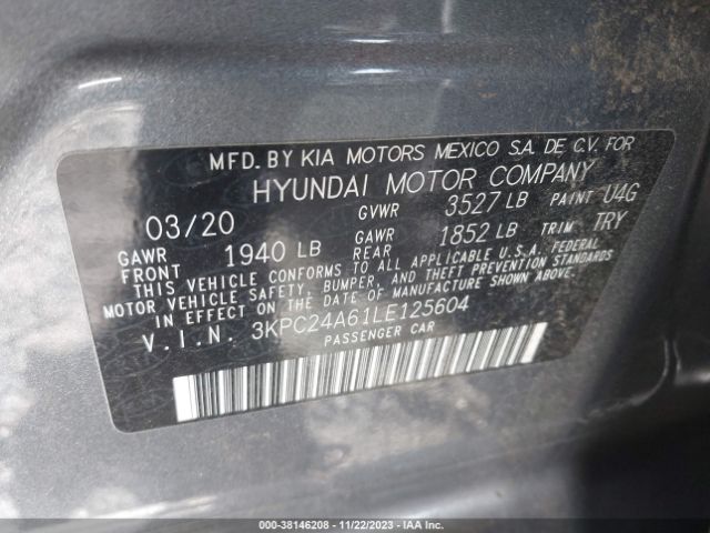 Photo 8 VIN: 3KPC24A61LE125604 - HYUNDAI ACCENT 