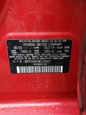 Photo 11 VIN: 3KPC24A61ME129427 - HYUNDAI ACCENT SE 