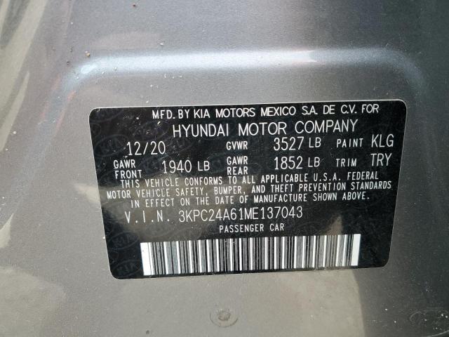 Photo 11 VIN: 3KPC24A61ME137043 - HYUNDAI ACCENT SE 