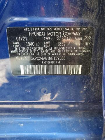 Photo 11 VIN: 3KPC24A61ME139388 - HYUNDAI ACCENT 