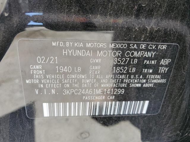 Photo 11 VIN: 3KPC24A61ME141299 - HYUNDAI ACCENT SE 