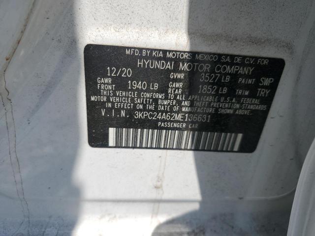 Photo 11 VIN: 3KPC24A62ME136631 - HYUNDAI ACCENT SE 