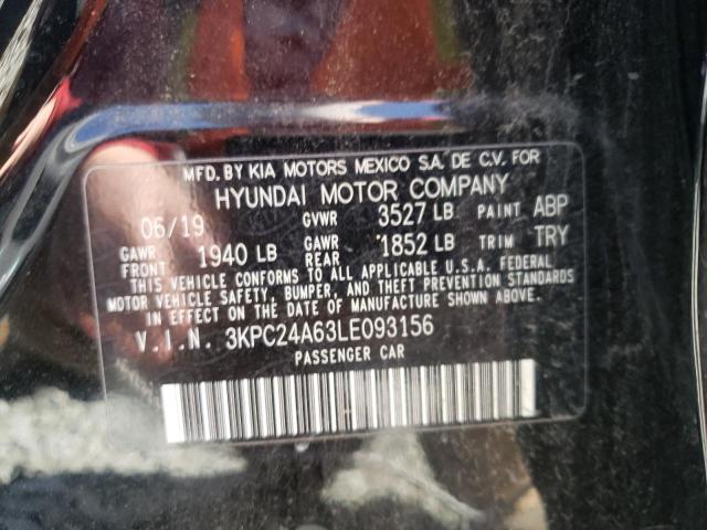 Photo 9 VIN: 3KPC24A63LE093156 - HYUNDAI ACCENT SE 