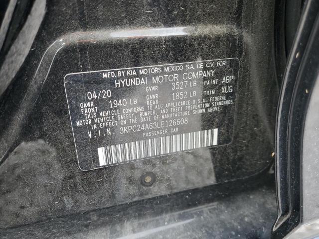 Photo 11 VIN: 3KPC24A63LE126608 - HYUNDAI ACCENT SE 