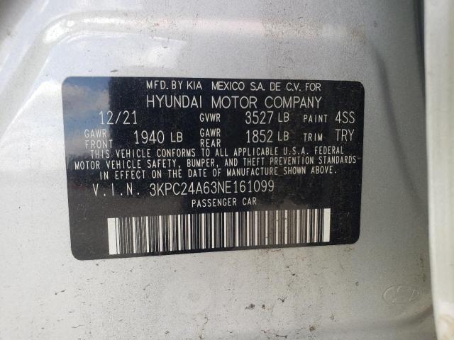 Photo 9 VIN: 3KPC24A63NE161099 - HYUNDAI ACCENT SE 