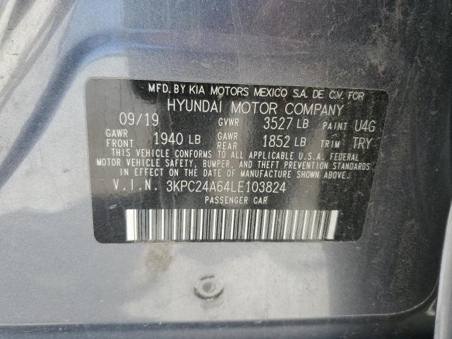 Photo 11 VIN: 3KPC24A64LE103824 - HYUNDAI ACCENT SE 