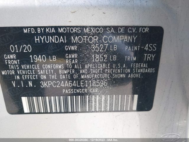 Photo 8 VIN: 3KPC24A64LE118596 - HYUNDAI ACCENT 