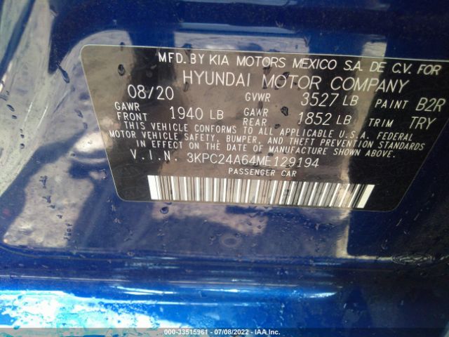 Photo 8 VIN: 3KPC24A64ME129194 - HYUNDAI ACCENT 