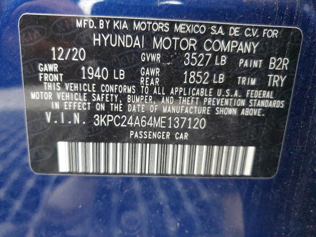 Photo 11 VIN: 3KPC24A64ME137120 - HYUNDAI ACCENT 