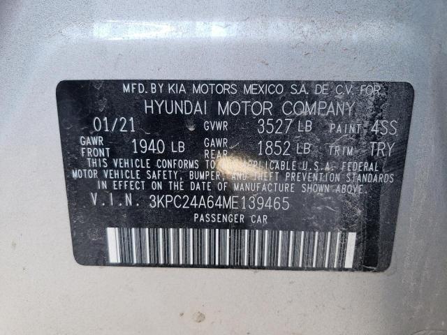 Photo 9 VIN: 3KPC24A64ME139465 - HYUNDAI ACCENT SE 