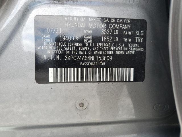 Photo 12 VIN: 3KPC24A64NE153609 - HYUNDAI ACCENT SE 