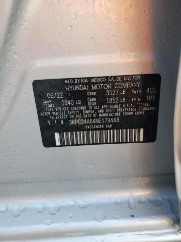 Photo 12 VIN: 3KPC24A64NE179448 - HYUNDAI ACCENT SE 