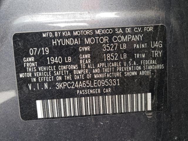 Photo 9 VIN: 3KPC24A65LE095331 - HYUNDAI ACCENT SE 