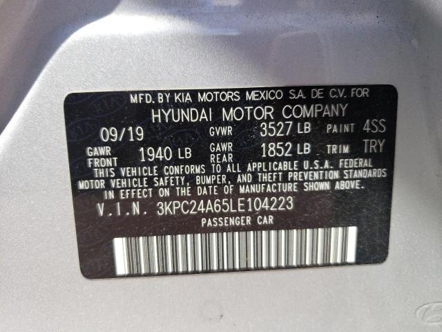 Photo 11 VIN: 3KPC24A65LE104223 - HYUNDAI ACCENT 